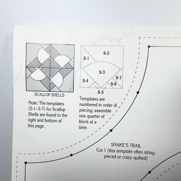 Quilt Pattern Happy Trails Classic Drunkard's Path by Pepper Cory Book - Picture 5 of 10